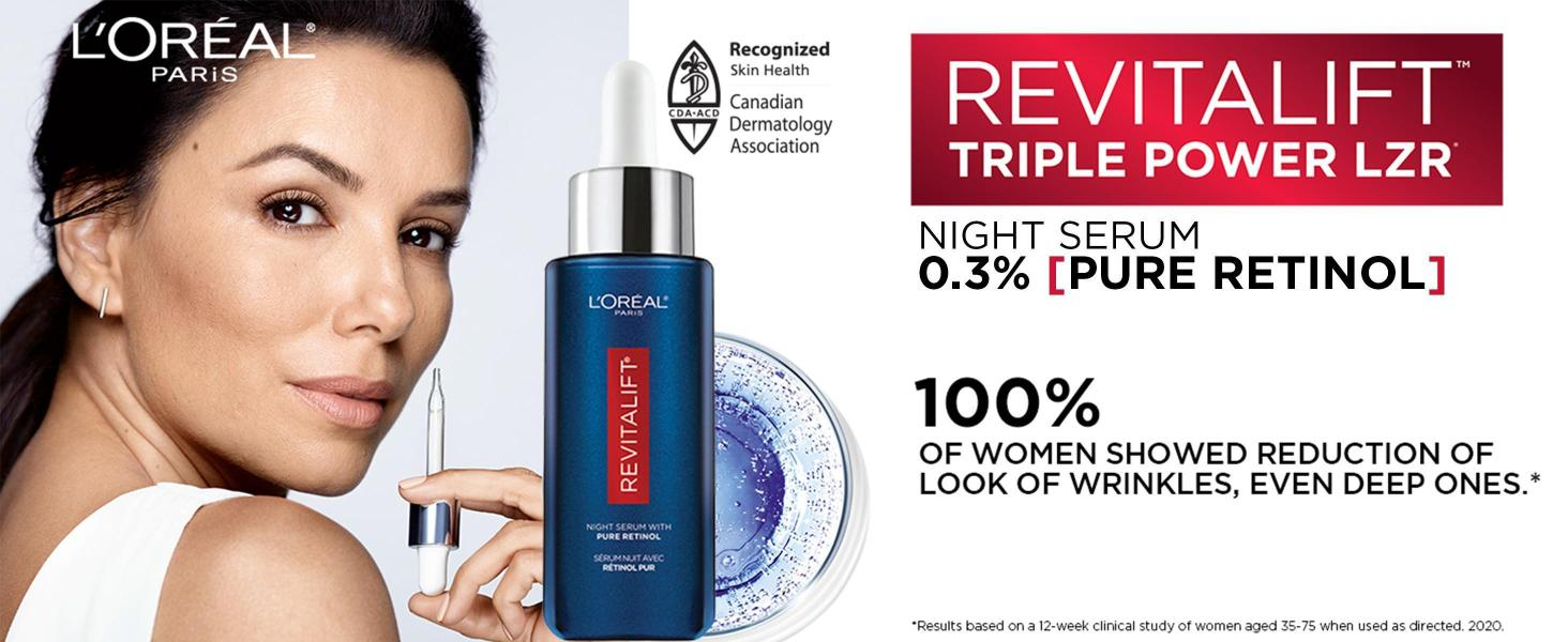 Revitalift triple power night serum with retinol